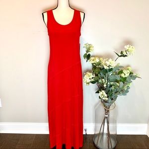 NWT Style & Co Red Maxi Dress Small